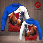 Philippines Rooster 3D printed hoodie AKC Chicken