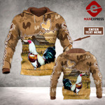 CUSTOMIZE ROOSTER VECTOR MT 3D PRINT HOODIE PDT2712