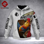 ROOSTER MEXICO FLAG 3D HOODIE TYL