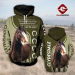 Clydesdale Horse 3D printed hoodie PDL2
