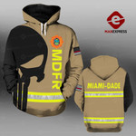 MH MIAMI FIRE-RESCUE DEPARTMENT HOODIE PRINTED