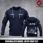 Soldier Austin PD personalized 3d Printed HOODIE TT
