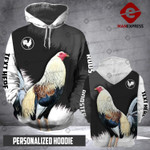 CUSTOMIZED ROOSTER 1302 3D PRINT HOODIE NV
