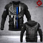 LMT US POLICE 2 3D printed hoodie DMM