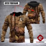 Personalized Red Angus Cattle DMC 3D printed hoodie