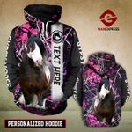 Personalized Gypsy Horse 3D printed hoodie CAZ