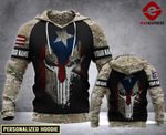 LKH CUSTOMIZE PUERTO RICO SPARTAN HOODIE 3D