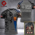 Arizona 3% Patriot  Tshirt 3d - All Over Print ARQ308