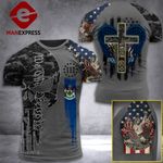 Maine 3% Patriot One Nation Under God Tshirt 3d - All Over Print ARA608