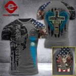 South Dakota 3% Patriot One Nation Under God Tshirt 3d - All Over Print ARA708
