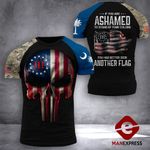 Carolina 3% Patriot Tshirt 3d - All Over Print DH2508TMA