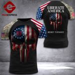 US Liberate Patriot Tshirt 3d - All Over Print DH2608PDT