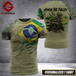 AH Customized Brazil Veterans Tshirt 3D - All Over Print SEP-QH01