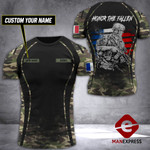 Customized French Soldier Tshirt Camo 200921PDT