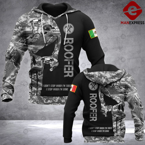 MEXICO ROOFER PUNISHER CAMOUFLAGE LMT HOODIE