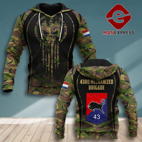 43 Mechanised Brigade Soldier Hoodie 3D Print 290921HVQ