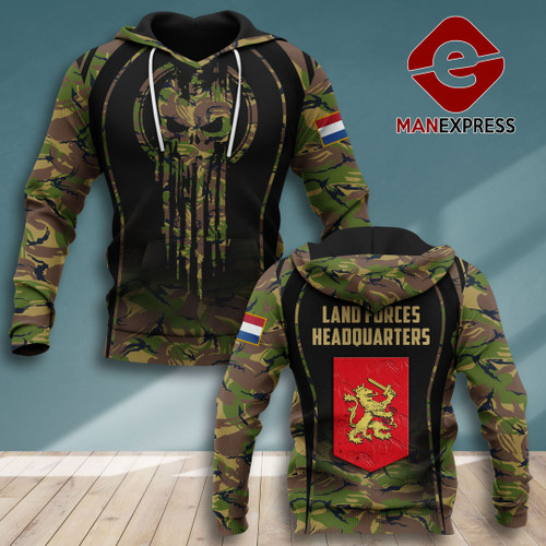 Land Forces Headquarters Soldier Hoodie 3D Print 290921HVQ