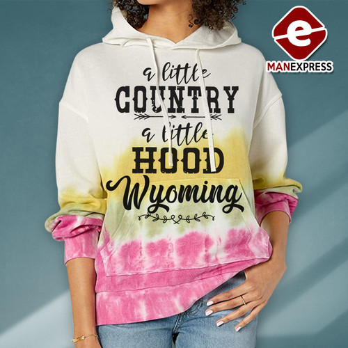 A Little Country A Little Hood Wyoming Hoodie 3D TMA1110