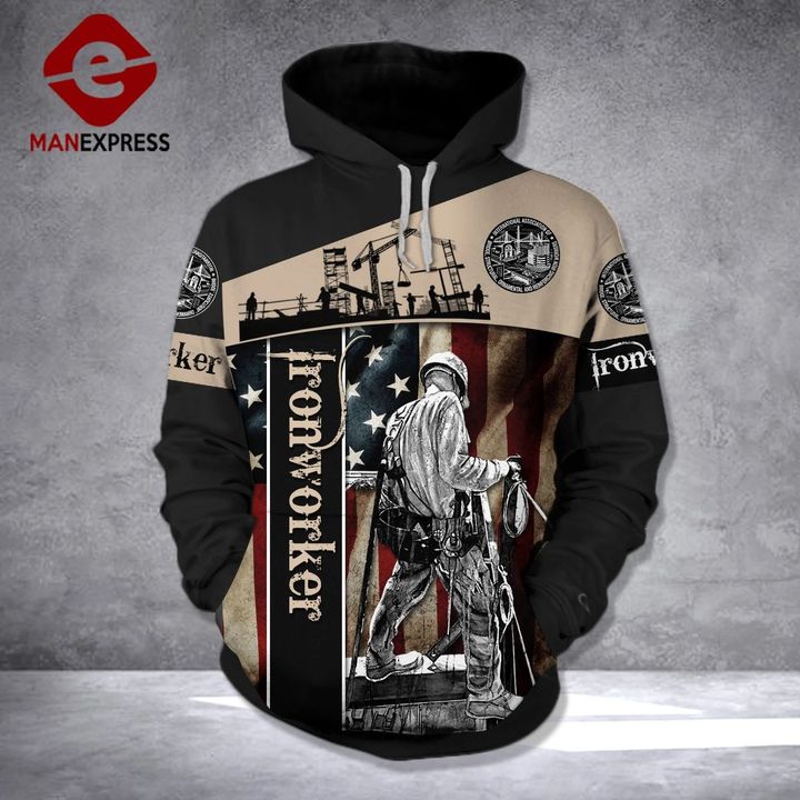 DH IRONWORKER HOODIE ALL OVER PRINT PDL