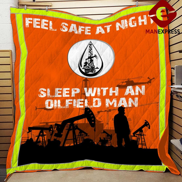 OILFIELD MAN sleep quilt blanket