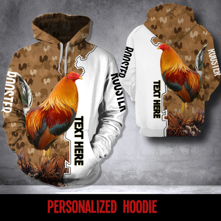 CUSTOMIZE ROOSTER 2 3D PRINT HOODIE DP2712