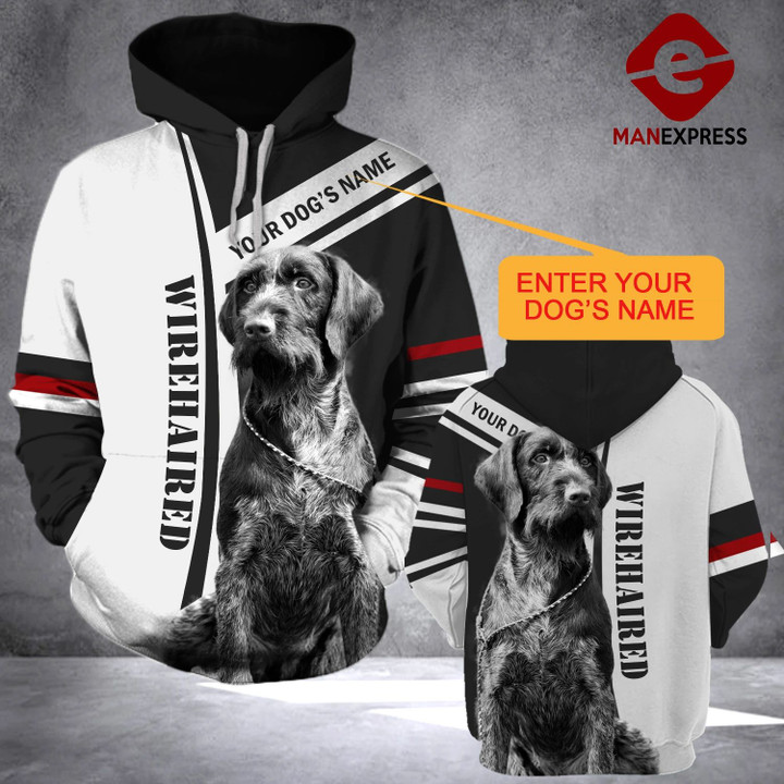 CUSTOMIZE WIREHAIRED POINTER 3D Hoodie PDL