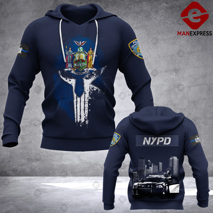 NYPD SHEEPDOG - SPARTAN 3d HOODIE TT