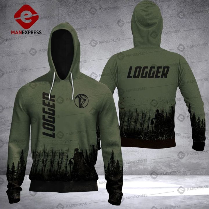 Logger 3D printed hoodie VJR