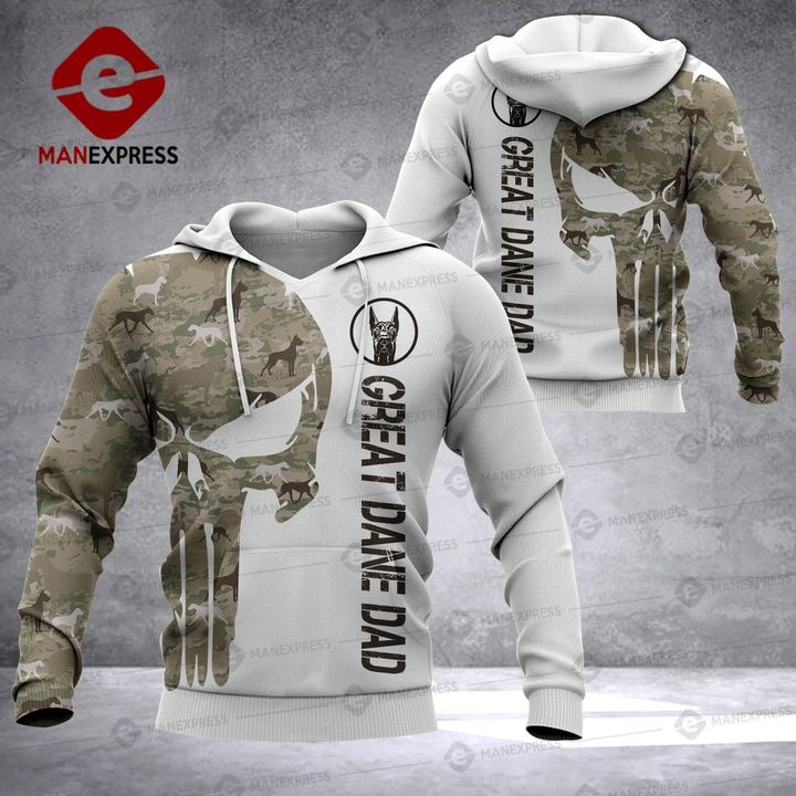 GREAT DANE DAD 3D ALL OVER PRINTED HOODIE ACNM