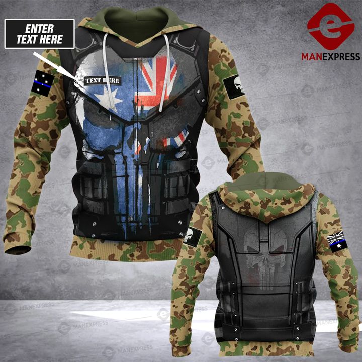 CUSTOMIZED LMT Australian CAMOUFLAGE POLICE ARMOR HOODIE PDT1702