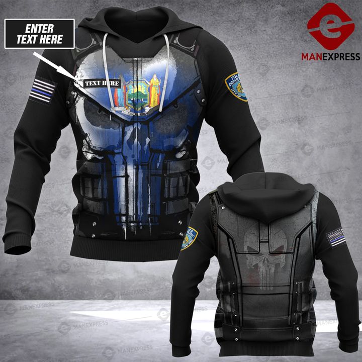 Customized New York Sheepdog LMT punisher armor 3D hoodie