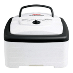 Nesco Food and Jerky Dehydrator, 15.25 x 10.25 x 15.63 Inches, White
