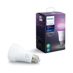 Philips Hue White And Color Ambiance A19 LED Smart Bulb, Bluetooth & Zigbee Compatible (Hue Hub Optional)