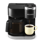 Keurig K-Duo Coffee Maker, Single Serve, 12-Cup Carafe Drip Coffee Brewer, Black