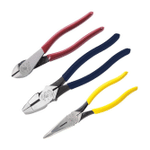 Klein Tools 80020 Tool Set with Lineman's Pliers, Diagonal Cutters, and Long Nose Pliers