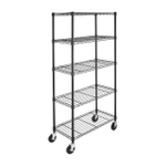 Amazon Basics 5-Shelf Adjustable, Heavy Duty Storage Shelving (30L x 14W x 64.75H)