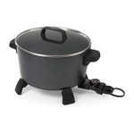Presto 06009 10-quart Kitchen Kettle XL Steamer Multi-Cooker, Black