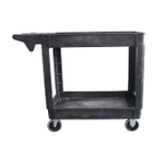 MaxWorks 500 LBS Two-Tray High Impact Polypropylene Service Cart