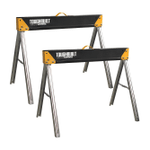 ToughBuilt Folding Sawhorse/Jobsite Table - Sturdy, Durable, 2-Pack