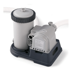 Intex 28633EG Krystal Clear Cartridge Filter Pump, 2500 GPH Pump Flow Rate, Gray