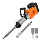 Mophorn 3600W 1800 BPM Electric Demolition Jack Hammer, Concrete Breaker with Flat Chisel Bull Point Chisel