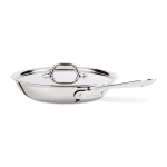 All-Clad D3 Fry Lid, 10 Inch Pan, Dishwasher Safe Stainless Steel Cookware, Silver