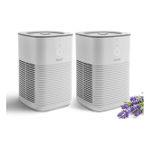 Levoit Air Purifier HEPA Fresheners Filter Small Room Cleaner 2 Pack, White