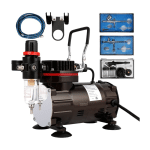 Vivohome 110-120V Professional Airbrushing Paint System With 1/5 HP Air Compressor