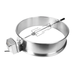 Onlyfire Stainless Steel Rotisserie Ring Kit for Weber 22 Inch Charcoal Kettle and Other Similar Grills