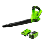 Greenworks 40V (150 MPH / 135 CFM) Cordless Leaf Blower, 2.0Ah Battery and Charger Included