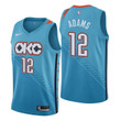Youth Thunder Steven Adams City Edition Turquoise Jersey