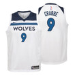 Youth Timberwolves Allen Crabbe Association White Jersey