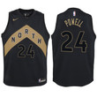 Youth Raptors Norman Powell Black Jersey - City Edition Edition