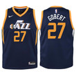 Youth Jazz Rudy Gobert Navy Jersey-Icon Edition